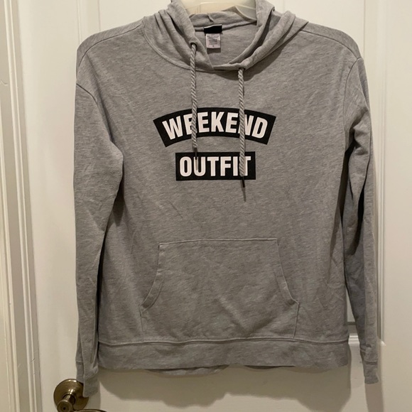 Champion Tops - Champion Gray SZ S Kangaroo Pocket Weekend Hoodie